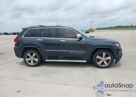 2014 Jeep Grand Cherokee Overland z USA, uszkodzony, nr VIN 1C4RJECTXEC213650